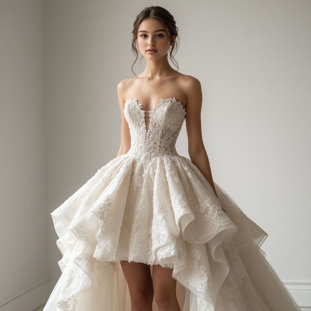 короткое платье на свадьбу